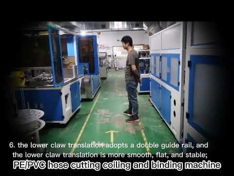PE/PVC Hose Cutting, Coiling, and Binding Machine