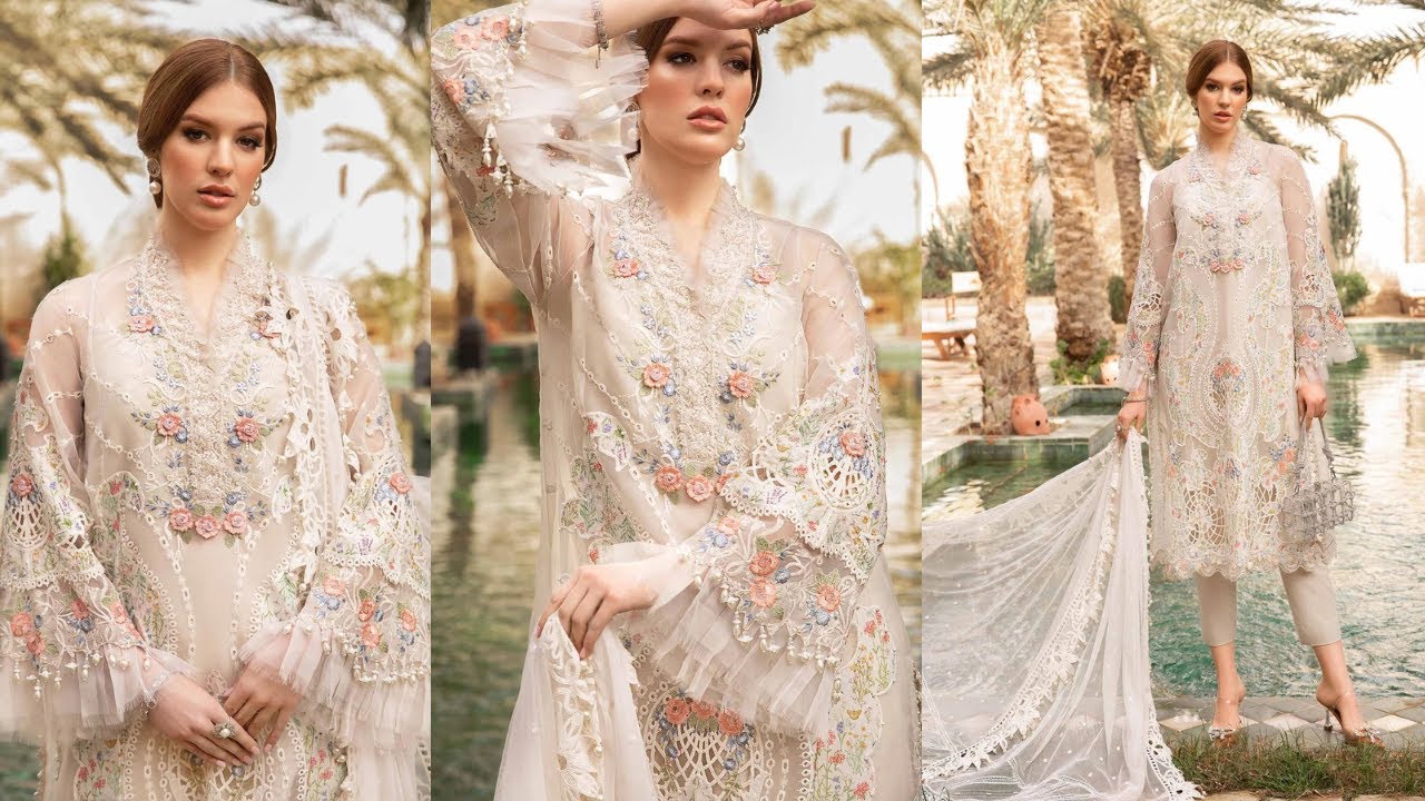 Unstitched Voyage a'LUXE Luxury Lawn '25 by Maria B | D-2506-A main image 0