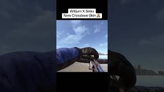 Willjum x Sinks│ NEW CROSSBOW SKIN 🧸 @Willjum @sinksr   #rust #shorts #kick