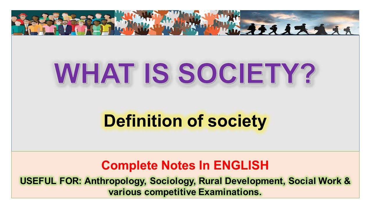 essay meaning of society
