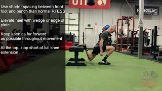 Rear Foot Elevated Split Squat (Quad Bias)
