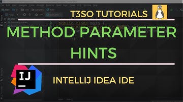How to Show method parameter hints in IntelliJ idea