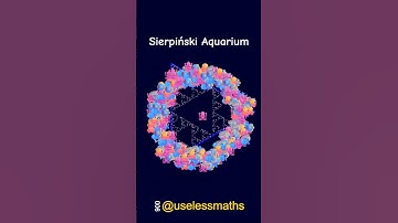 The Fractal Aquarium 🐠 | Sierpiński Triangle with the Chaos Game (useless maths)