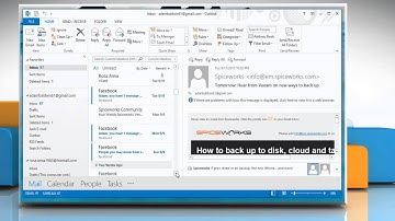 How to create a contact from a received e-mail in Microsoft® Outlook on a Windows® 8.1 PC