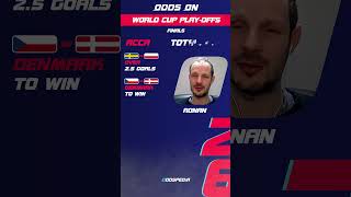 Ronans Fifa World Cup Uefa & Int Qualifiers Finals Best Bets Football Betting Tips