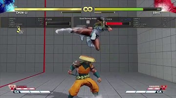 Street Fighter 5 Arcade Edition Chun LI V-Trigger 2 set play