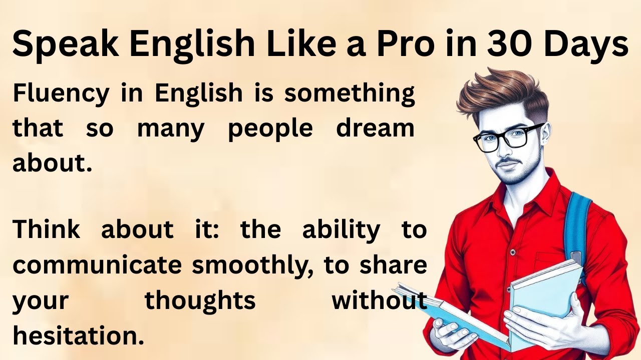 Speak English Like a Pro in 30 Days || Graded Reader || Improve Your ...