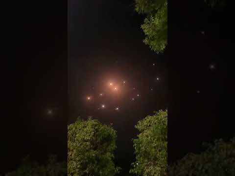 Rocket Fire in the Skies Over Israel