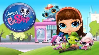 Littlest Pet Shop строим Город Питомцев заселяем Кремового Корги и Оранжевую Охотничью Собачку screenshot 2