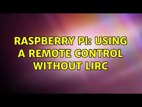 Raspberry Pi: Using a remote control without Lirc