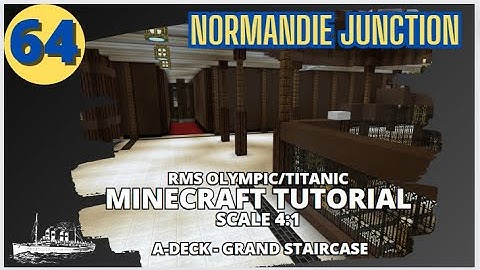 RMS Olympic/Titanic - 4:1 Scale - Minecraft Tutorial. PART SIXTY-FOUR