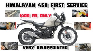 Himalayan 450 First Service || Not Expecting this kind of service || very bad