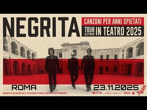 Video Negrita Canzoni Per Anni Spietati Tour 2025 (Il Concerto) Live in Roma 23.11.2025