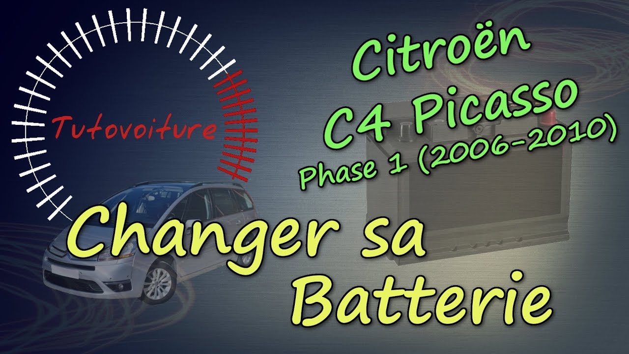Enlever Batterie - Citroën C4 picasso - YouTube