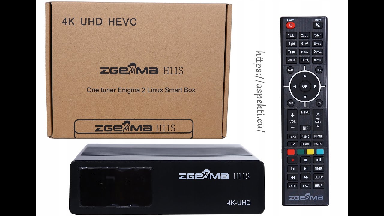 ZGEMMA H8.2H - ENIGMA 2 / OpenATV - decoder for terrestrial DVB-T2