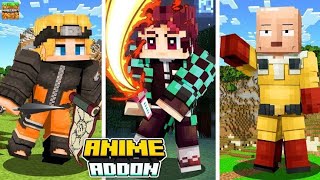 Top 5 Anime Mods For Minecraft ( 1.21+ ) || Best Anime Mods For Minecraft Pocket Edition screenshot 5