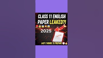 🔥 Guaranteed 90+ Marks in Class 11 English Exam (First Semester 2025)