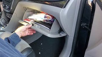 How to change cabin filter on a 2014 Buick Encore