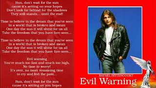 Angra - Evil Warning - Lyric Video