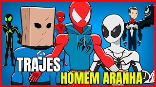 Homem Aranha | TOP 10 Trajes dos Quadrinhos | Animação