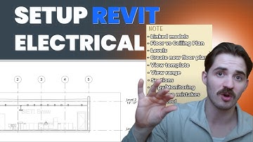 Revit Electrical Tutorial for Beginners | Levels, Floor Plans, View Range, and Linked Models(Part 2)