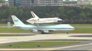 Discovery Flyovers Delight D.C. Area as Seen at Dulles Airport