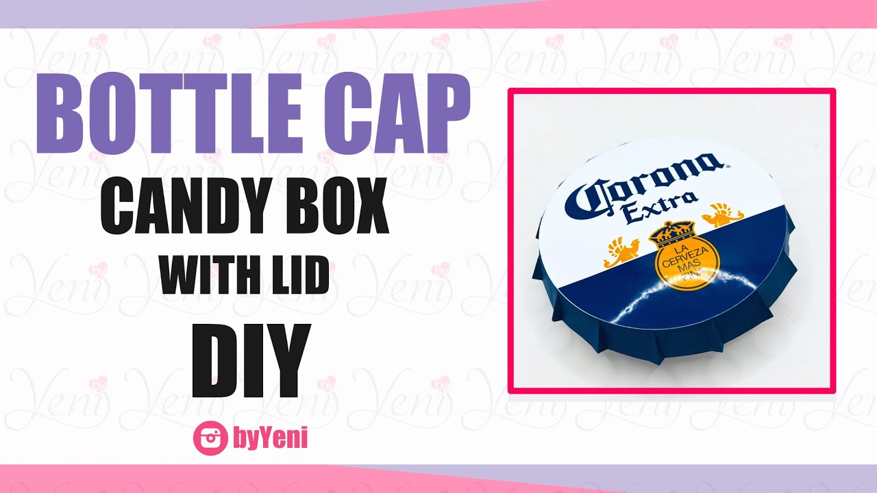 Bottle Cap box with Lid - By Yeni - YouTube