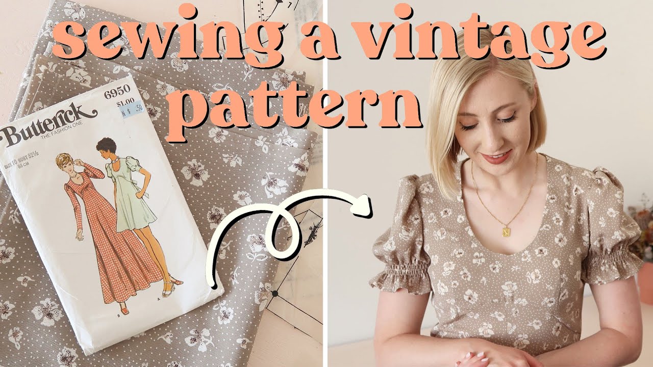Sewing a Vintage Pattern in 1 Day!