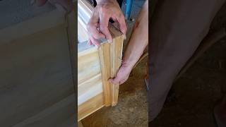 Belah rotan double pemanis profil lemari #woodworking #diy #tukangkayu #tips #tools