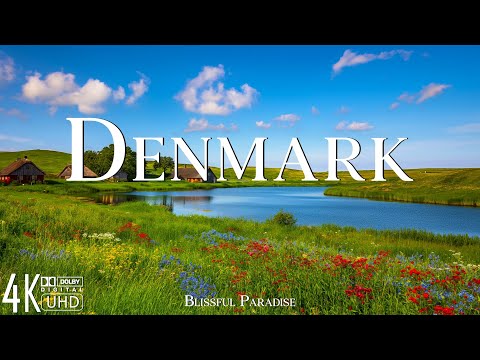 Видео: Дания 4K - Расслабляющая музыка с красивым природным ландшафтом - Удивительная природа