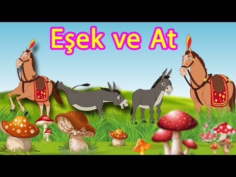 Eşek ve At | Türkçe peri masallar | Türk ahlaki hikayeleri | Turkish Moral Stories