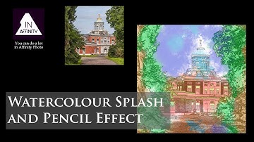 Watercolour Splash and Pencil Effect using Affinity Photo