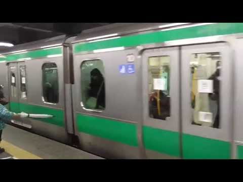【HD】赤羽駅にて 埼京線 E233系 新木場行き 入線