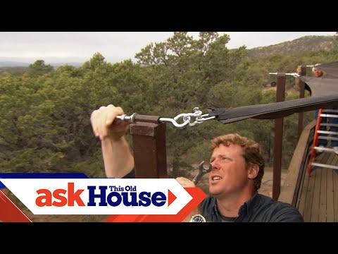 How to Install a Shade Sail | Ask This Old House
