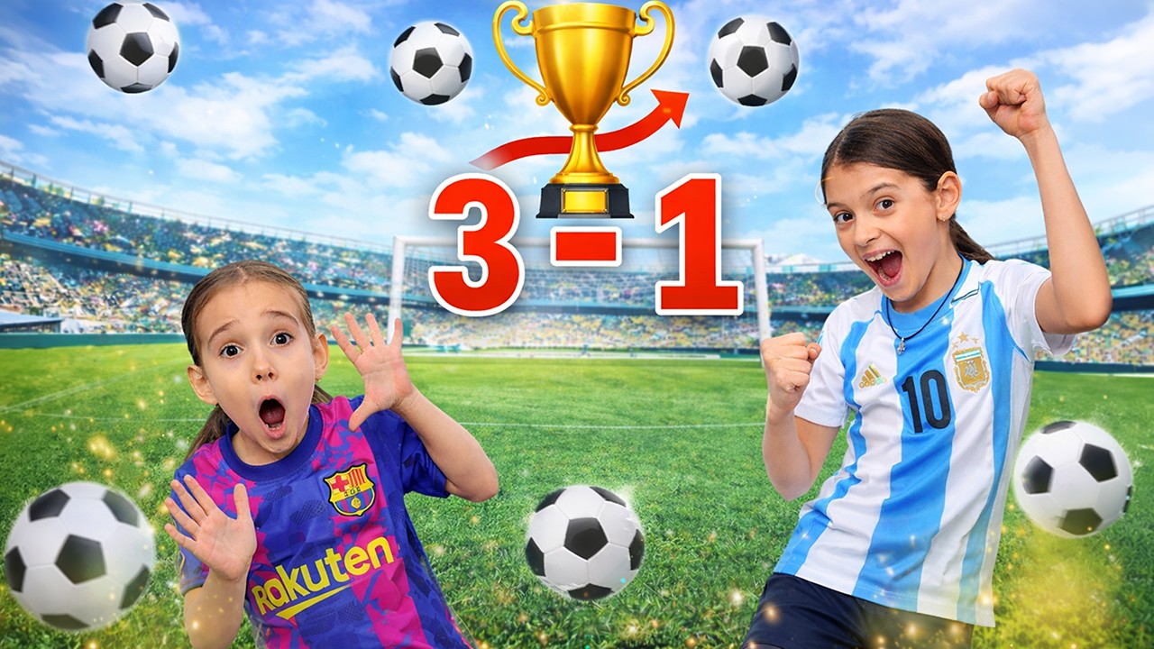 CAMPIONAT de FOTBAL în FAMILIA MAREI ⚽️ Cine este CEL MAI BUN JUCĂTOR din familie ❓