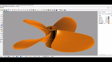 Marine Propeller Design Excel to Rhino 3D