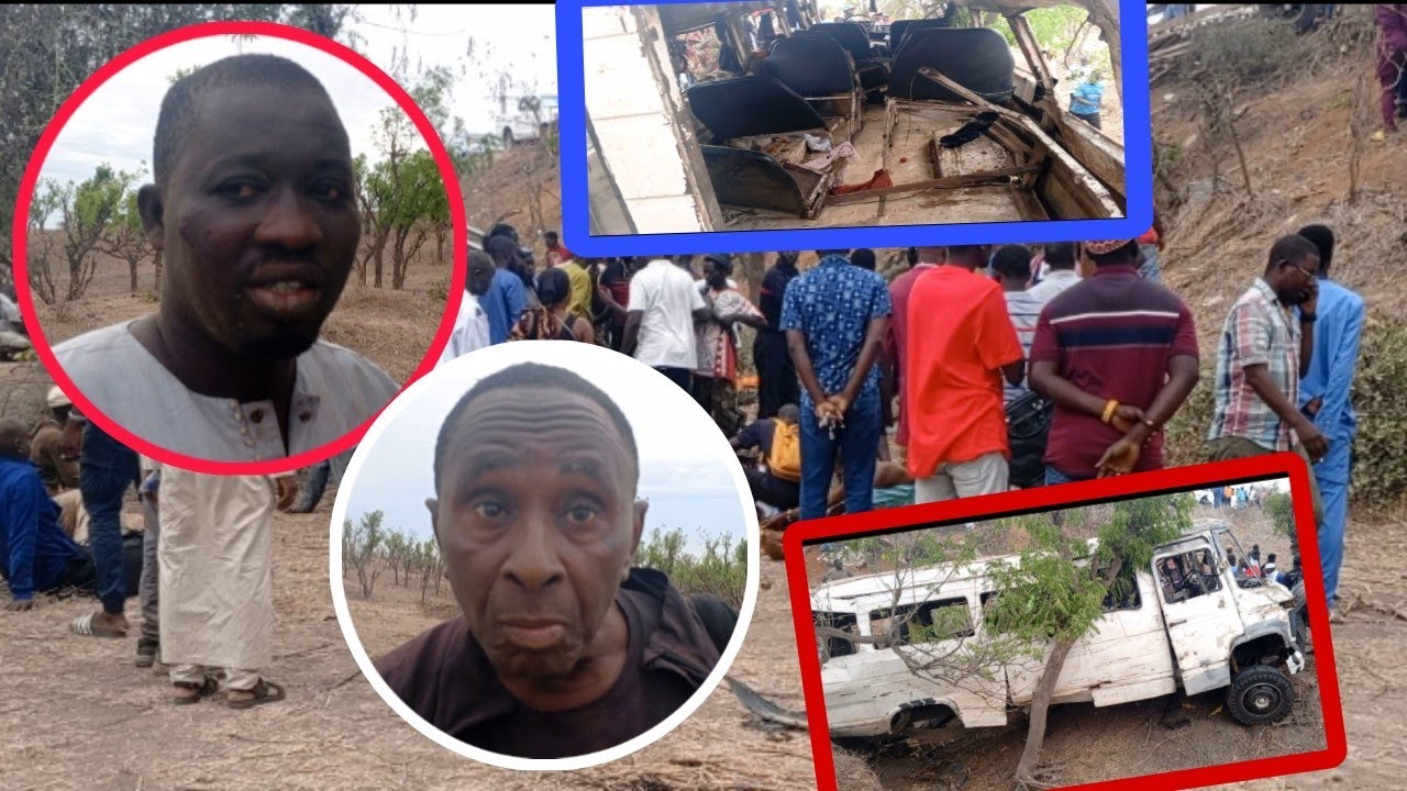 Urgent: un accident à auteur de allou kagne un diaga Ndiaye renversé y'a 1 mort et plusieurs blessés