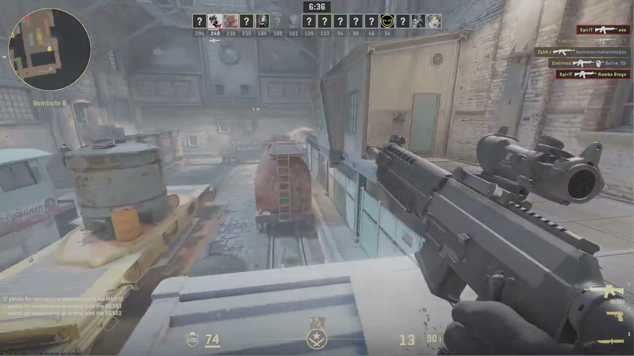 72 Kills on Train | CS2 Deathmatch Gameplay (High Tempo Aim)