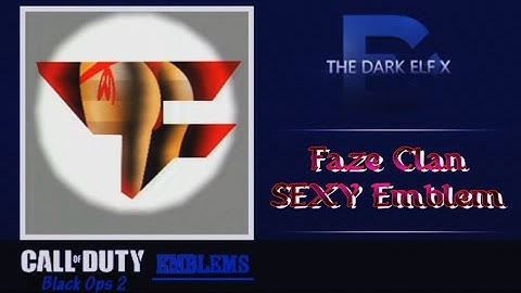 Black Ops 2 Emblem - Faze Clan Sexy Emblem