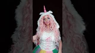 unicorn makeup#cosplay #costume #makeupart #facepaint #glitternakeup #art