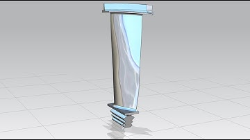 Designing the 2nd Stage Turbine Blade of an Aero Engine with CATIA V5 & Siemens NX 12