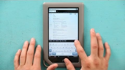 How to Journal With a NOOK Color : NOOK & NOOK Colors