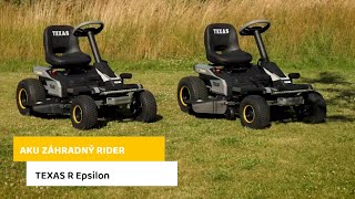 Akumulátorový záhradný rider TEXAS R Epsilon