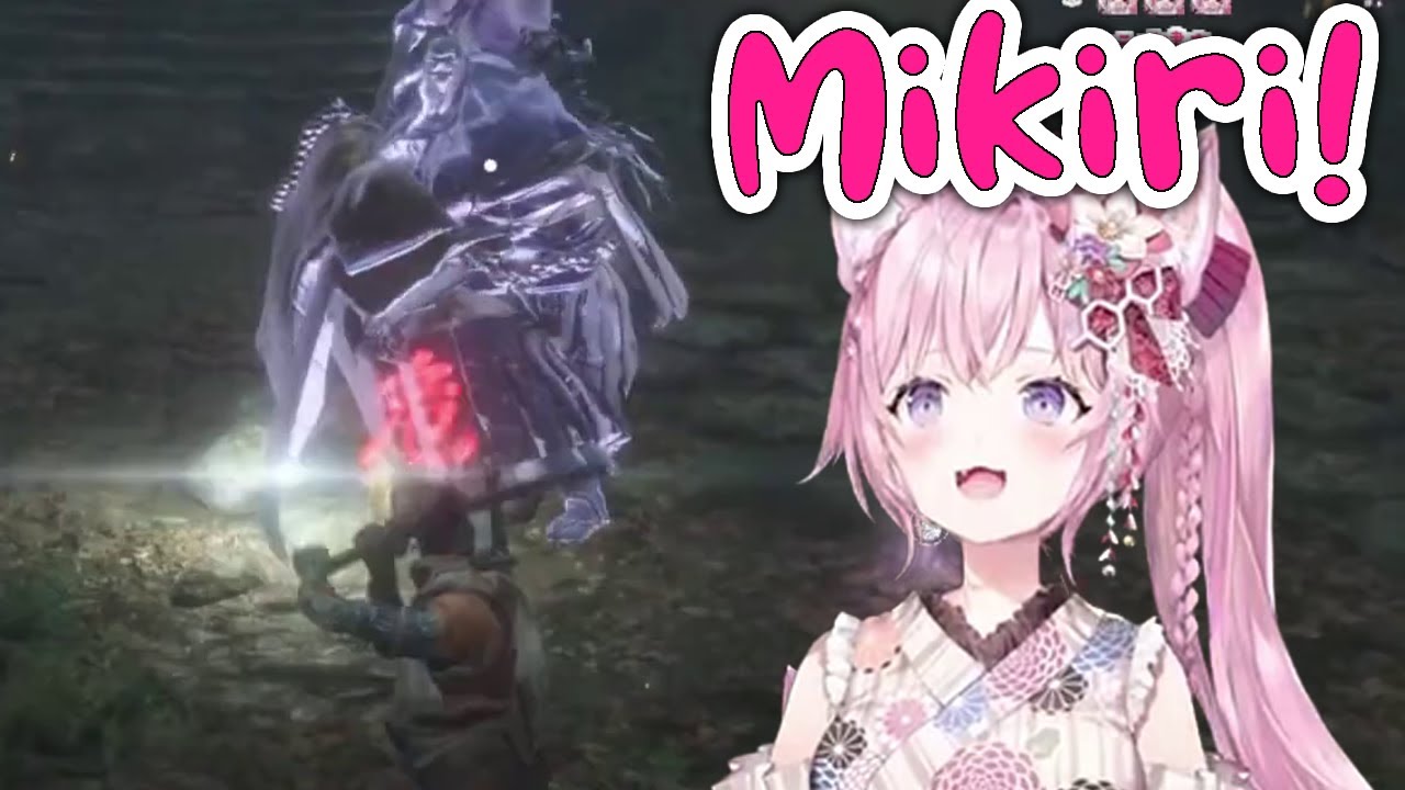 Koyori is now strong enough to defeat popular bosses in Sekiro (Corrupted Monk)