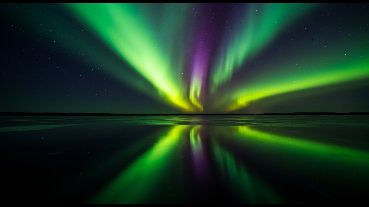 Aurora Borealis Sleep Meditation | Calm the Nervous System & Fall Asleep Fast