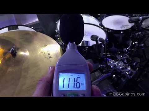 Test cabine batterie - drumbooth test