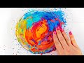 Clear Slime Coloring with Pigment, Food Coloring, Glitter! I&#39;m even coloring a no glue slime!