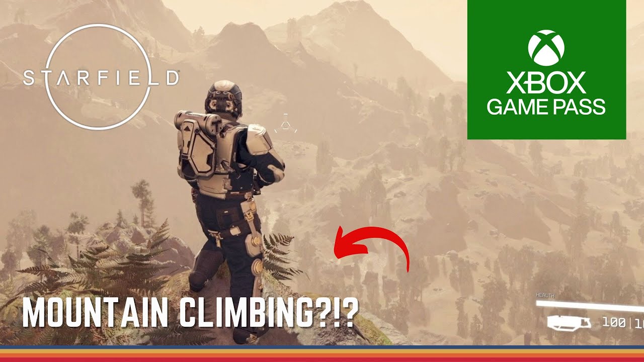 Starfield - Climbing a Mountain