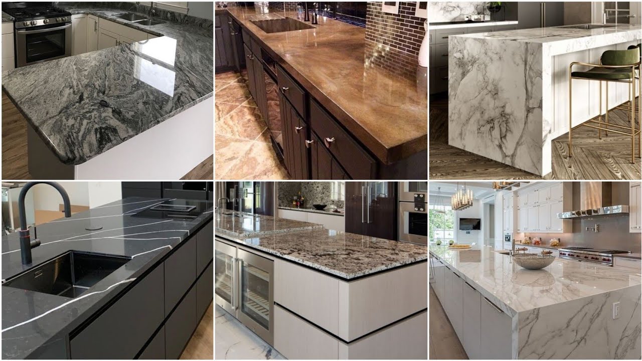 Modern Kitchen Countertop Design Ideas 2021 | Granite countertops