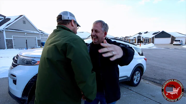SgtMaj LeHew Surprises one of his Marines